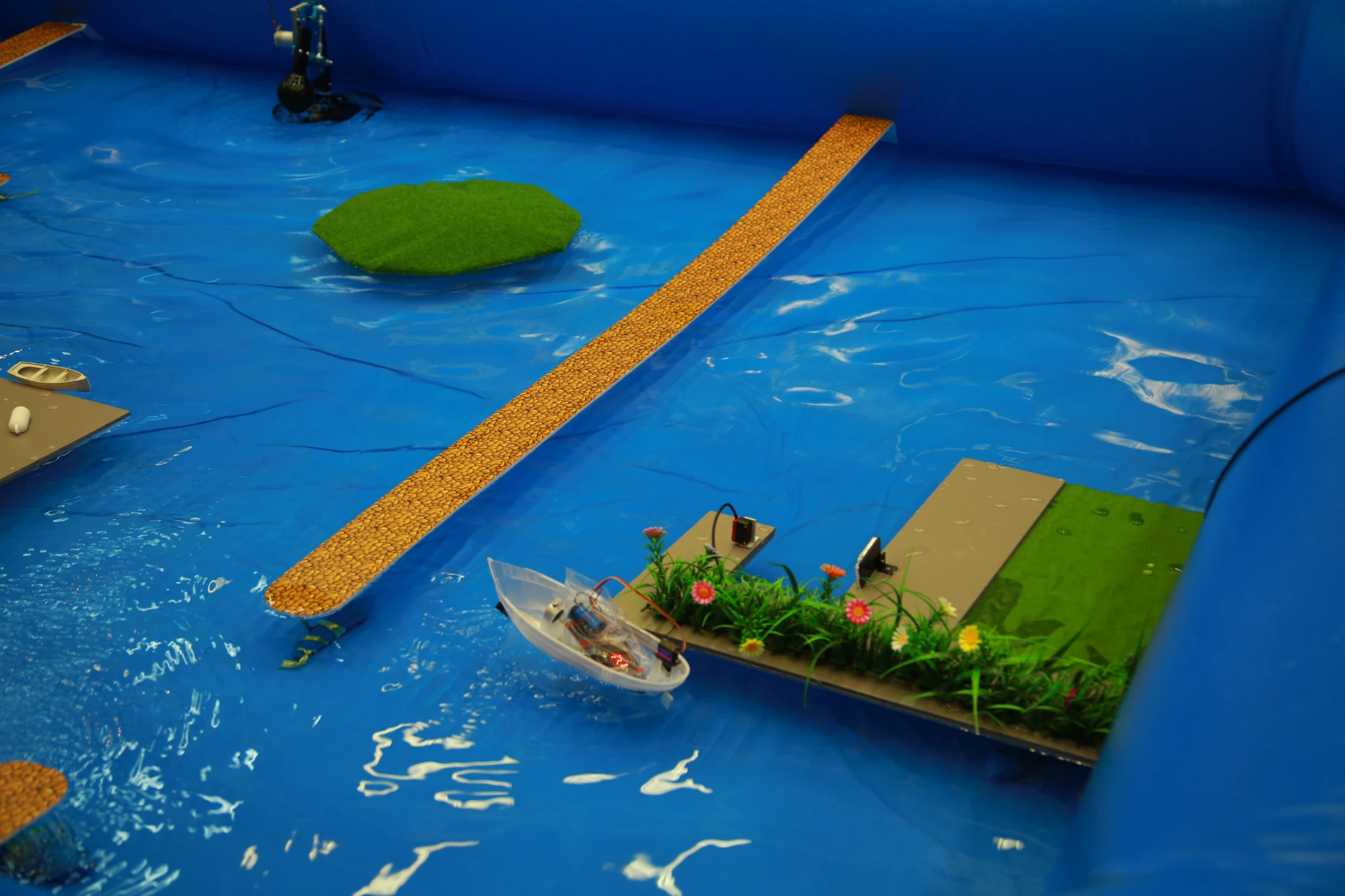 Competition day: obstacle avoidance race