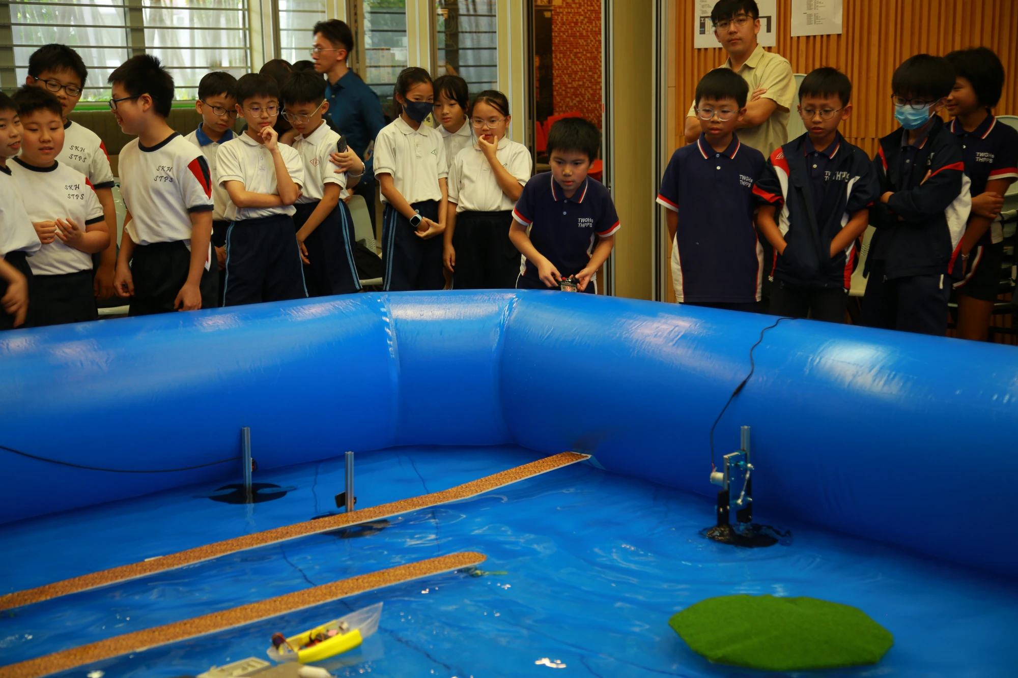 Competition day: test pool